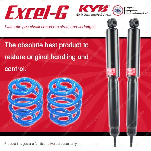 Rear KYB EXCEL-G Shock Absorbers Sport Low Coil Springs for TOYOTA Tarago TCR10R