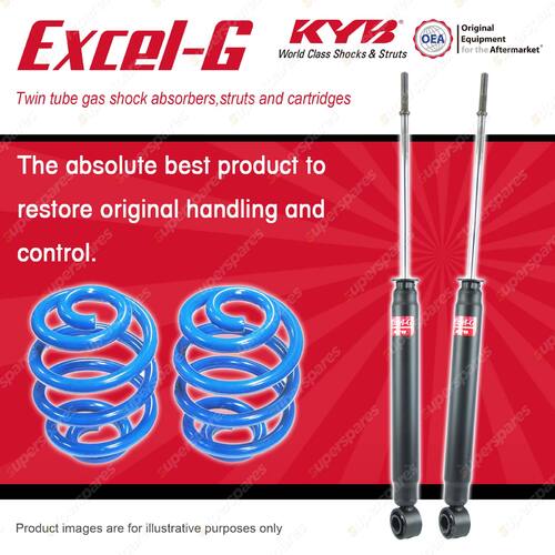 Rear KYB EXCEL-G Shock Absorbers Sport Low Coil Springs for TOYOTA Tarago ACR30R