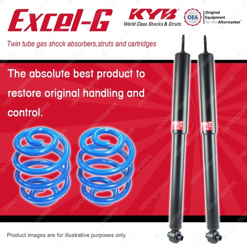 Rear KYB EXCEL-G Shocks Sport Low Coil Springs for HOLDEN Commodore VX VY VZ