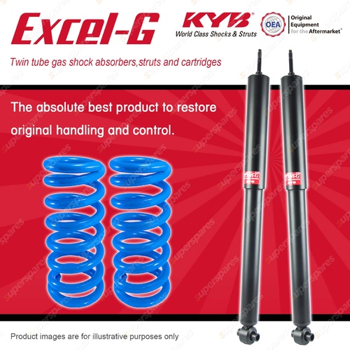 Rear KYB EXCEL-G Shock Absorbers STD Coil Springs for HOLDEN Statesman WH WK WL