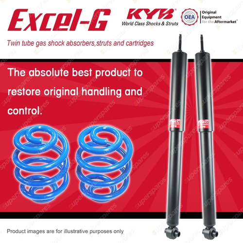 Rear KYB EXCEL-G Shock Absorbers STD Coil Springs for HOLDEN Commodore VX VY VZ