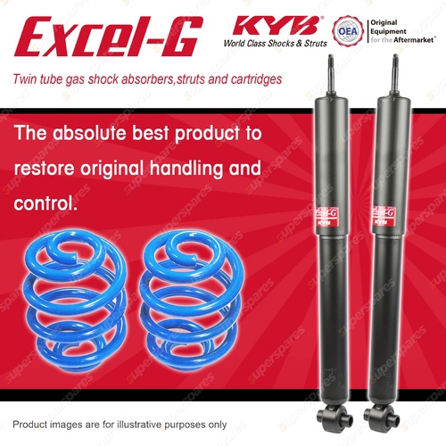 Rear KYB EXCEL-G Shocks Coil Springs for HOLDEN Commodore VT VX VY VY VZ