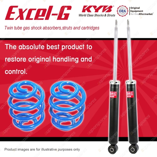 Rear KYB EXCEL-G Shock Absorbers + Sport Low Coil Springs for AUDI A3 8P