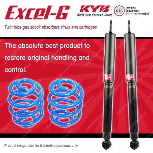 Rear KYB EXCEL-G Shock Absorbers Super Low Coil Springs for HOLDEN Adventra VYII