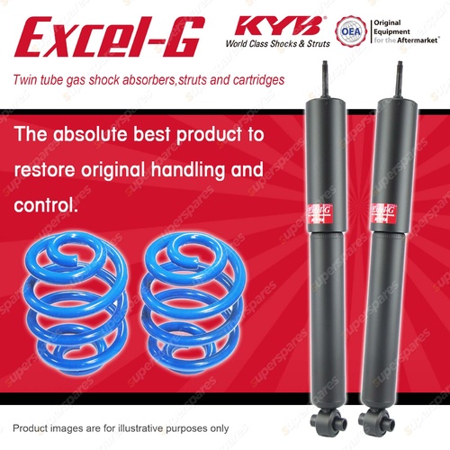 Rear KYB EXCEL-G Shock Absorbers STD Coil Springs for HOLDEN Commodore VY VZ