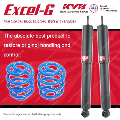 Rear KYB EXCEL-G Shocks Sport Low Coil Springs for HOLDEN Commodore VY VZ