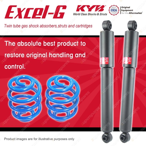 Rear KYB EXCEL-G Shocks Sport Low Coil Springs for FORD Territory SX SY SZ