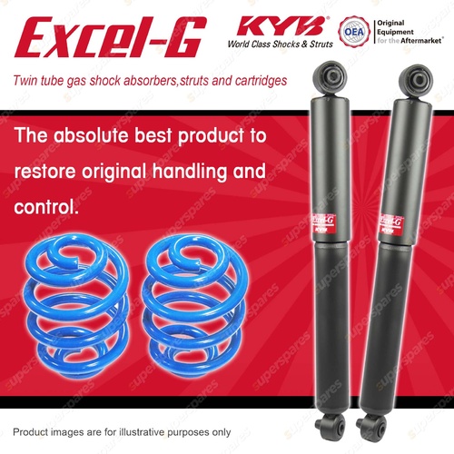 Rear KYB EXCEL-G Shock Absorbers + Super Low Coil Springs for FORD Falcon BF