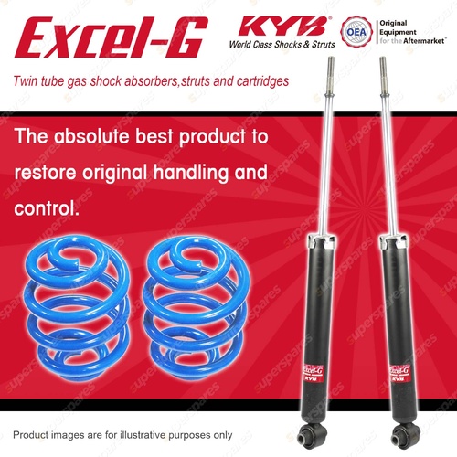 Rear KYB EXCEL-G Shocks Super Low Coil Springs for TOYOTA Corolla ZRE152R