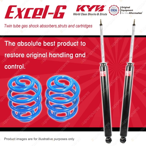 Rear KYB EXCEL-G Shock Absorbers + Sport Low Coil Springs for FORD Focus LW FWD