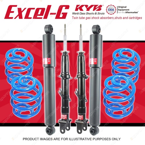 4x KYB EXCEL-G Shock Absorbers + Sport Low Coil Springs for FORD Territory SX