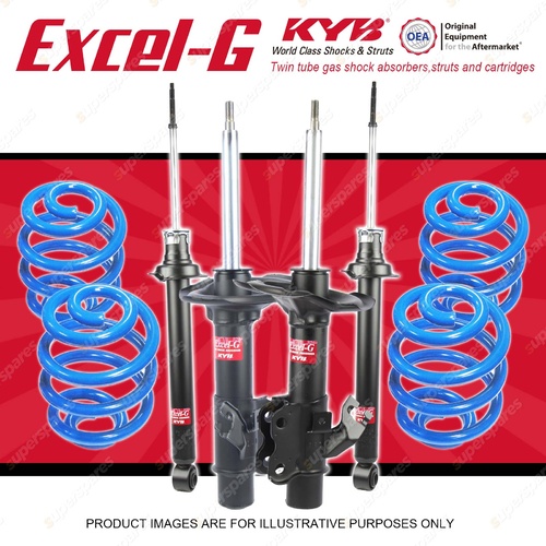 4x KYB EXCEL-G Shock Absorbers + Sport Low Coil Springs for NISSAN 200SX S14