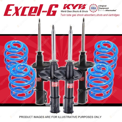 4x KYB EXCEL-G Shock Absorbers + Sport Low Coil Springs for DAEWOO Leganza