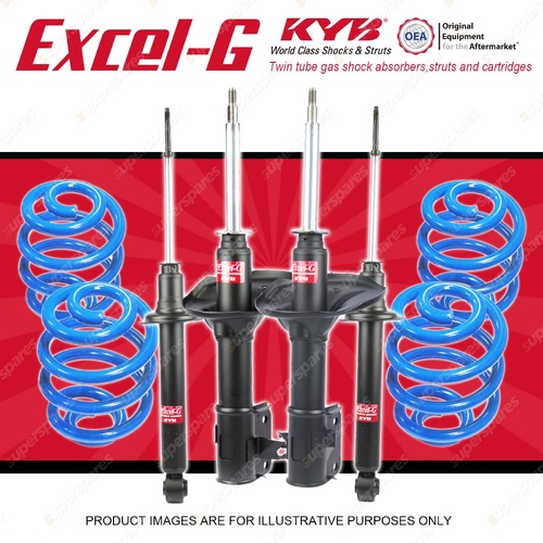 4x KYB EXCEL-G Shocks + Sport Low Coil Springs for MITSUBISHI Magna TE TF TH TJ