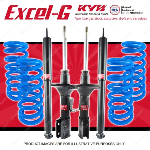 4x KYB EXCEL-G Shock Absorbers Coil Springs for HOLDEN Commodore VY Sedan 5.7 V8