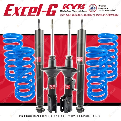 4x KYB EXCEL-G Shocks +  Coil Springs for HOLDEN Commodore VY Wagon 5.7 V8