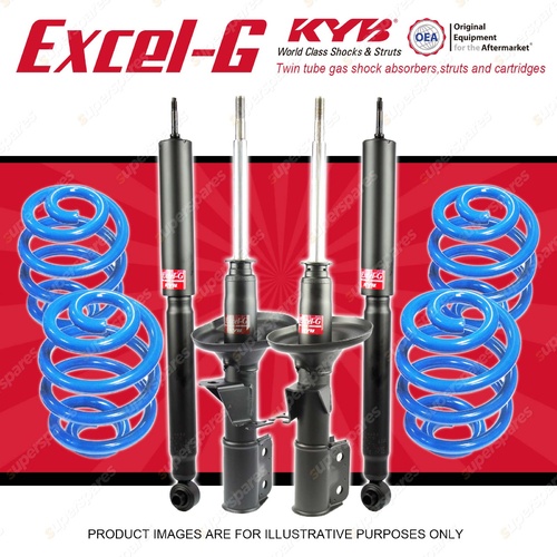 4x KYB EXCEL-G Shock Absorbers + Sport Low Coil Springs for HOLDEN Adventra VYII