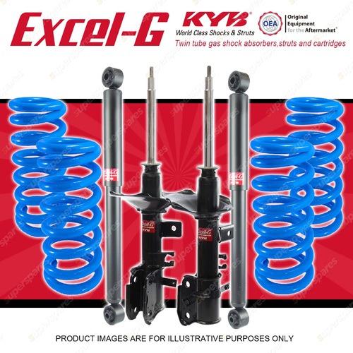 4x KYB EXCEL-G Shock Absorbers + Raised Coil for NISSAN Pathfinder R50