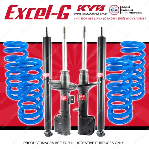 4x KYB EXCEL-G Shocks +  Coil Springs for HOLDEN Commodore VZ Sedan 3.6 V6 LY7