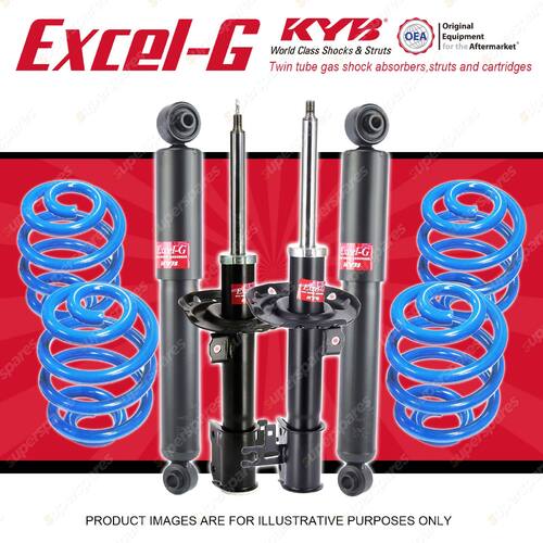 4x KYB EXCEL-G Shock Absorbers + Sport Low Coil Springs for HOLDEN Astra AH