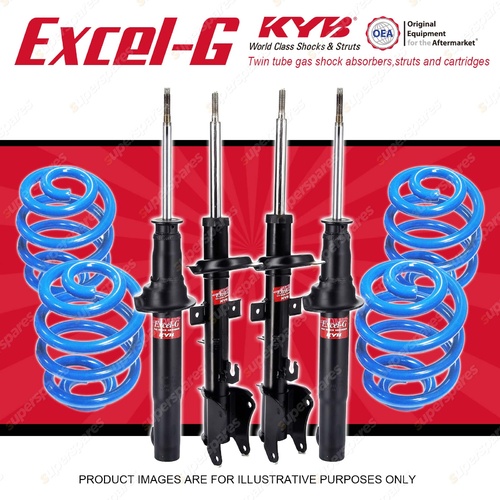 4x KYB EXCEL-G Shock Absorbers + Sport Low Coil Springs for ALFA ROMEO 156