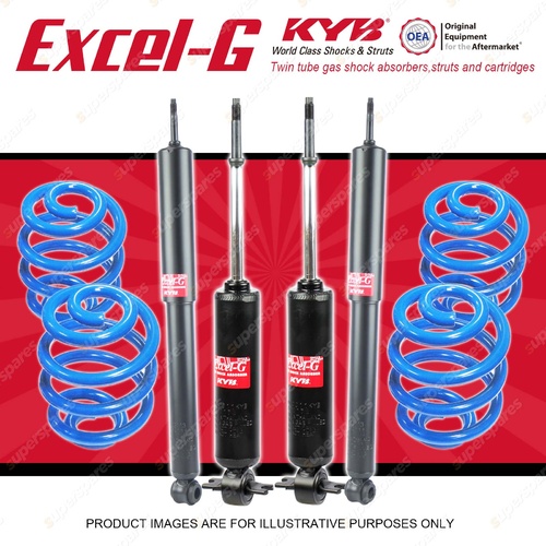 4x KYB EXCEL-G Shock Absorbers Sport Low Coil Springs for HOLDEN Holden HQ HJ HX