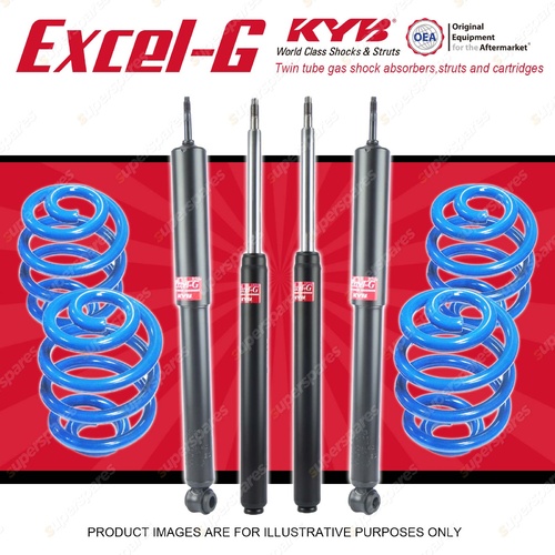 4x KYB EXCEL-G Shocks Sport Low Coil Springs for HOLDEN Commodore VK VL V8