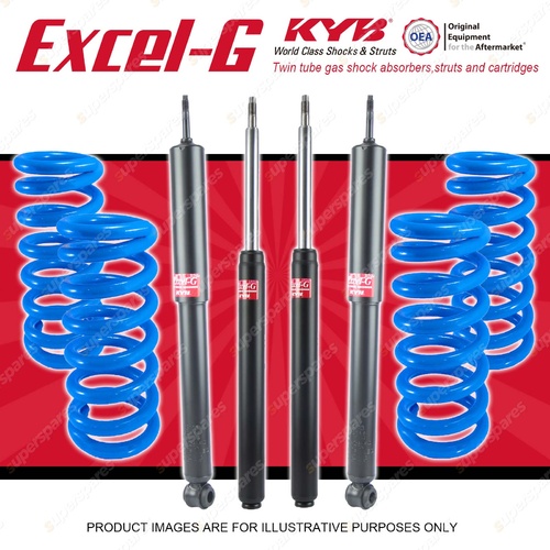 4x KYB EXCEL-G Shock Absorbers Coil Springs for HOLDEN Commodore VB VC VH Wagon