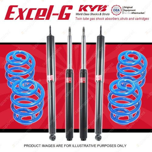 4x KYB EXCEL-G Shocks Super Low Coil for HOLDEN Commodore VN VP Sedan 3.6 V6