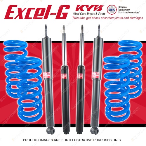 4x KYB EXCEL-G Shock Absorbers + Coil Springs for HOLDEN Commodore VN VP FE2 V6