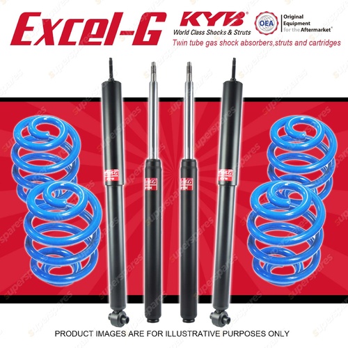 4x KYB EXCEL-G Shock Absorbers + Super Low Coil Springs for HOLDEN Statesman VQ