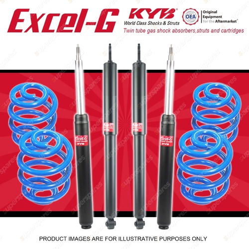 4x KYB EXCEL-G Shock Absorbers + Lovells Sport Low Coil Springs for DAEWOO 1.5i