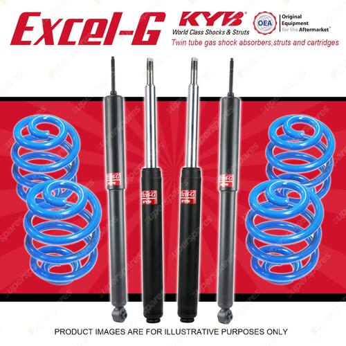 4x KYB EXCEL-G Shock Absorbers + Lovells Sport Low Coil Springs for SAAB 900