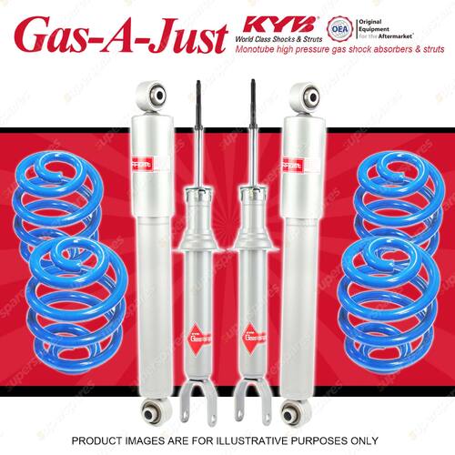 4x KYB GAS-A-JUST Shock Absorbers + Sport Low Coil Springs for FORD Falcon FG