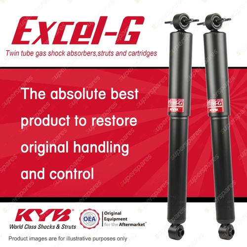 2x Rear KYB Excel-G Shock Absorber for Jeep WRANGLER TJ Hard Soft top SWB 4WD