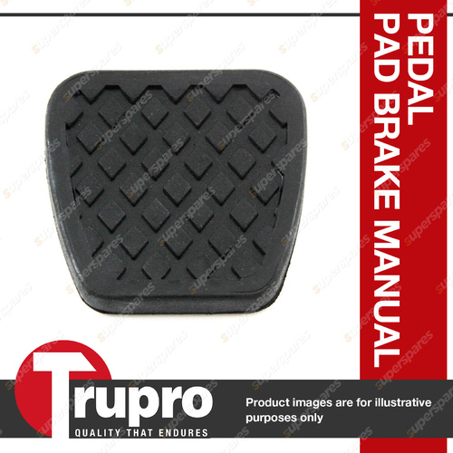 1 x Trupro Pedal Pad - Brake Manual for Mazda E1800 E2000 E2200 E2500