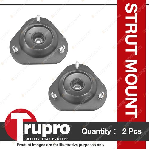 2 x Front Trupro LH/RH Strut Mount for Toyota Tarago TCR10 TCR20 4cyl 2.4L 90-01