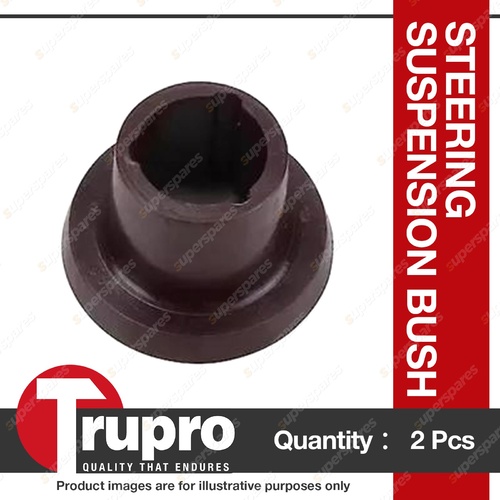 2 x Trupro Front Steering Idler bush brown for Nissan B110 120Y 180B 200B