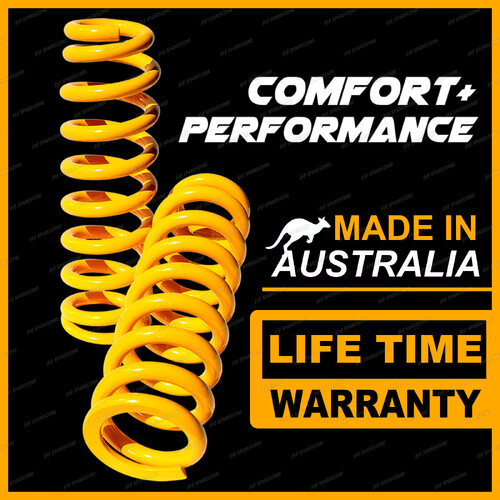 2 Front King Raised Comfort Coil Springs 50-100KG for NISSAN NAVARA NP300 D23