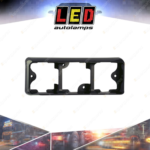 LED Autolamps Replacement Triple Black Bracket Suit 80 Series Lamps in Bulk