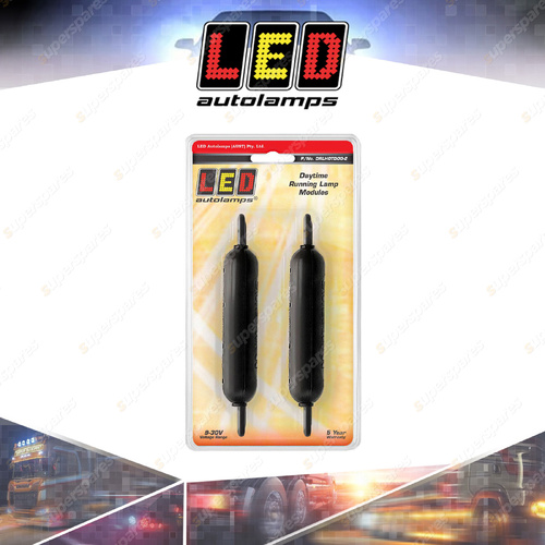 LED Autolamps DRL Daytime Running Lamp Modules Suit 80AW & 175AWTB Twin Blister