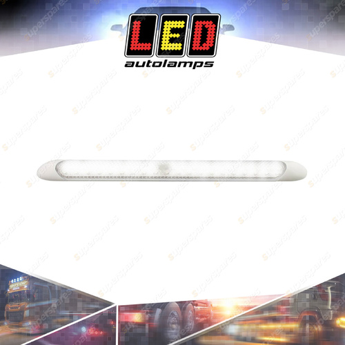 LED Autolamps Interior Strip Light Inbuilt On/Off Switch 12V 61 SMD Single Bulk