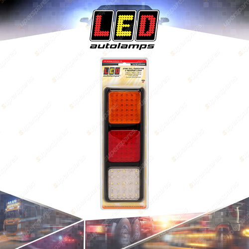 LED Autolamps Stop Tail Indicator Triple Light Reverse 97 LED 12-24V Blister