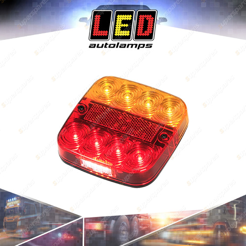 LED Autolamps Stop Tail Indicator Licence Light 12V 8 LED Lamp Bulk