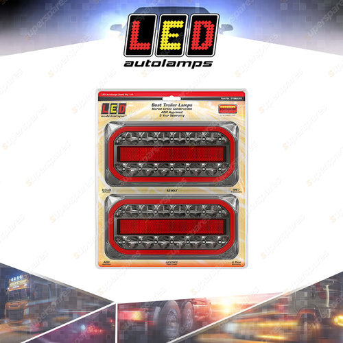 LED Autolamps Stop Tail Indicator Reflector Light 50 LED Lamp 40cm Cable Blister