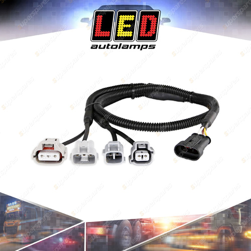 LED Autolamps Bullbar Conversion Kit for Hilux MY15+ Halogen Headlight Twin Bulk