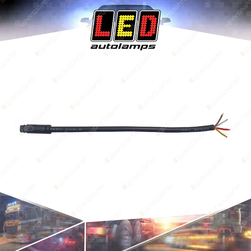 LED Autolamps GenII Female Plug and Cable with 4 Pins 4 Core to Open Wire