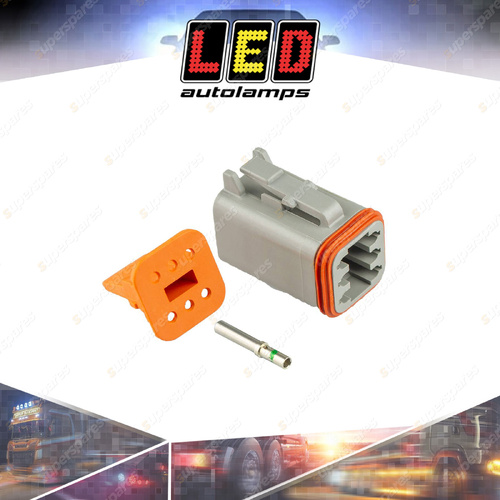 LED Autolamps Vehicle Patch Plug/Connectors 6 Way DT Series Plug & Wedge Kit