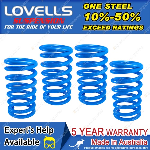 Front + Rear Raised Coil Springs for Ford Cortina TE Sedan Wagon 4cyl 77-08/80