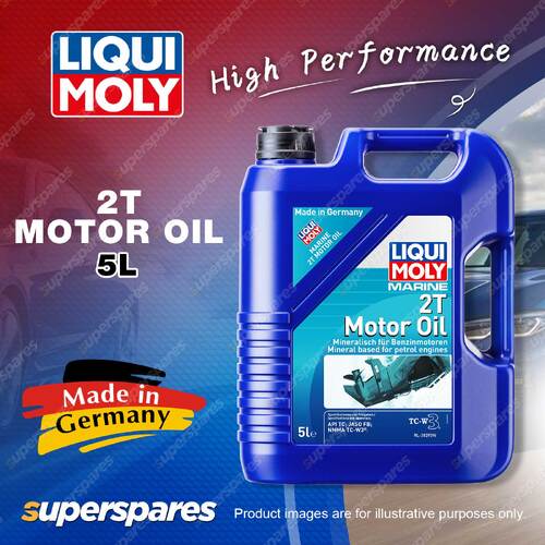 1 x Liqui Moly High Performance Marine 2 Stroke Engine Oil 5 Litre